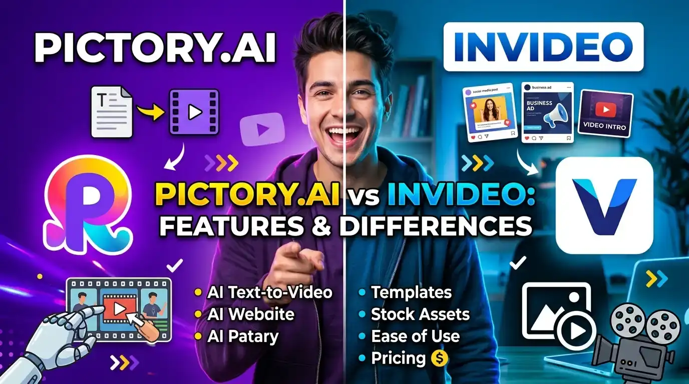 Pictory.ai vs InVideo: Features and Differences